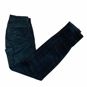 J BRAND Skinny Leg Navy Blue Velvet Herringbone Jeans 25